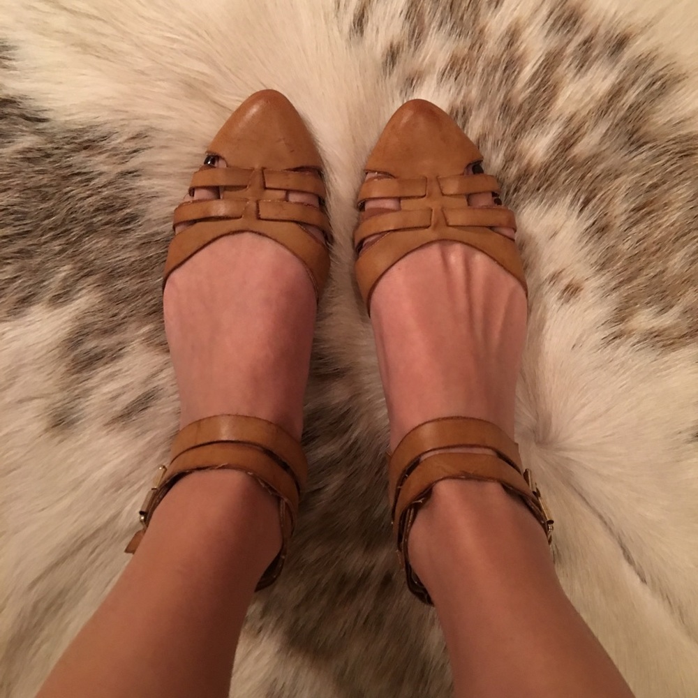 Leather flats size 7.5